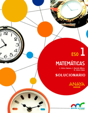 Solucionario matematicas 1 ESO Anaya PDF