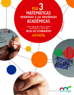 Solucionario matematicas 3 ESO Anaya PDF
