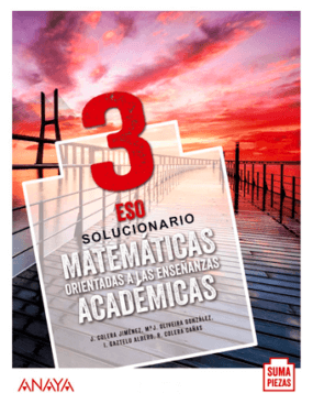 Solucionario matematicas 3 ESO ANAYA (suma piezas) PDF